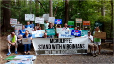 Hands Across our Land protest against Va fracked gas pipelines