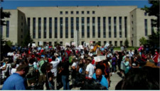 No Dakota Access Pipeline protest at US District Court in DC