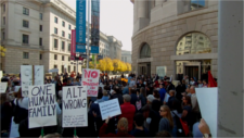 Siege of alt-right/Nazi NPI at Ronald Reagan Building 