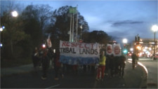 Marching on Wells Fargo board member Elaine Cho's house over DAPL funding